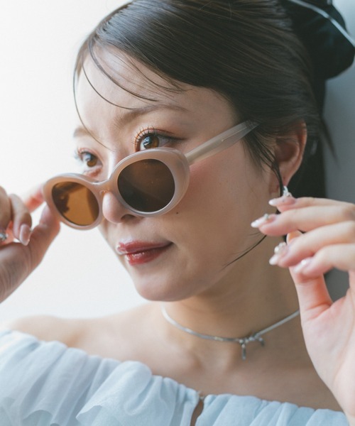 ECREL（エクレール）の「オーバルフレームサングラス（サングラス