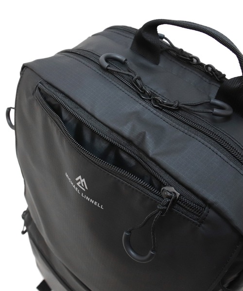 MICHAEL LINNELL（マイケル リンネル）の「【MICHAEL LINNELL/マイケルリンネル】BACKPACK　高撥水　容量 約16L　リフレクター加工　バックパック（バックパック/リュック・メンズ・ブラック・FREE）」の17枚目の写真
