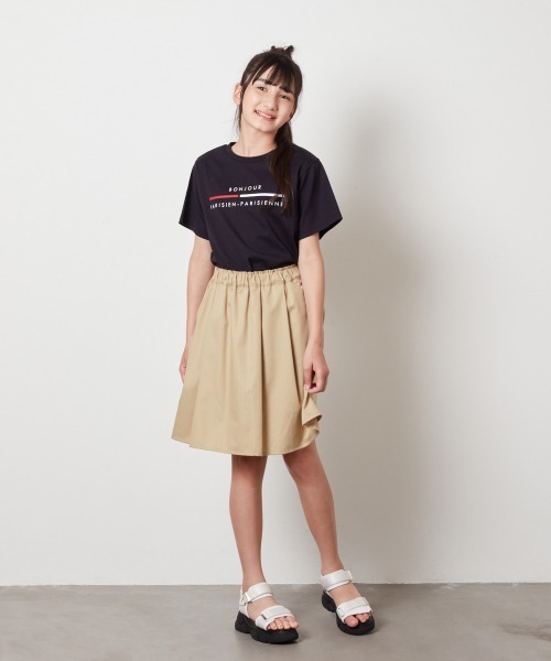 a.v.v（アーヴェヴェ）の「[20-23cm][クッションインソール][マジックテープで簡単]厚底スポサン（サンダル・キッズ・ブラック/アイボリー・20/21/23/22）」の7枚目の写真