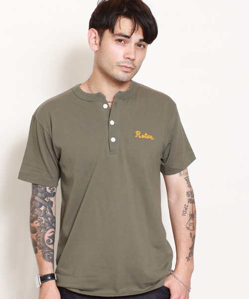 ROTAR(ローター)の「Chain Rotar Henry Tee(Tシャツ/カットソー・メンズ・アーミー/ダークブラック/ブルー系その他/ホワイト・X-LARGE/LARGE/MEDIUM/SMALL)」の3枚目の写真