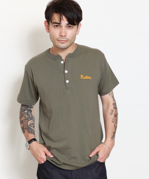 ROTAR(ローター)の「Chain Rotar Henry Tee(Tシャツ/カットソー・メンズ・アーミー/ダークブラック/ブルー系その他/ホワイト・X-LARGE/LARGE/MEDIUM/SMALL)」の13枚目の写真