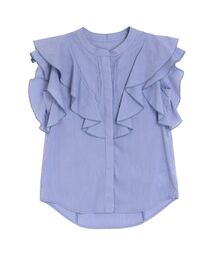 LAGUNAMOON | フリルピンタックノースリーブブラウス(シャツ/ブラウス)