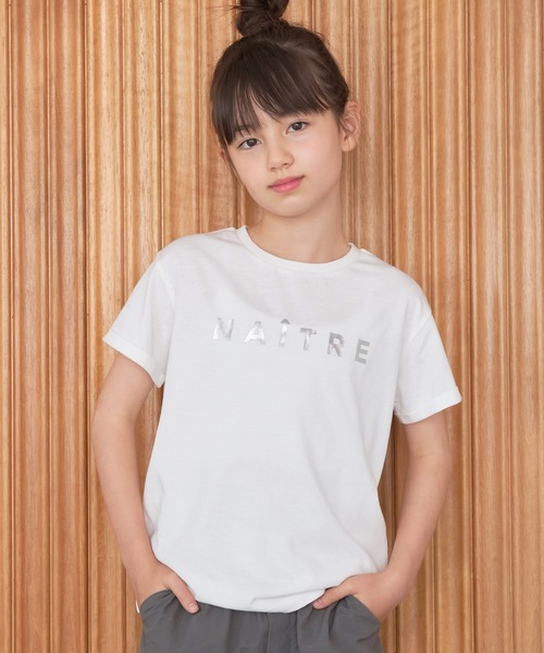 【関税込み】RCOS Tシャツ セール】キッズ 親子お揃い箔プリント袖ロールアップTシャツ（T