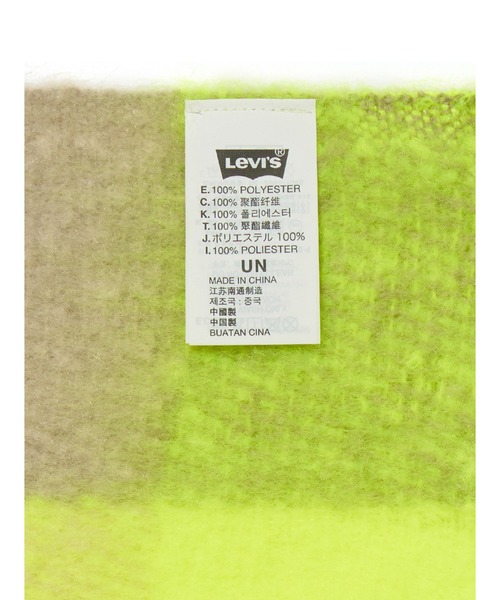Levi's(リーバイス)の「Levi's/リーバイス POP OF チェック マフラー イエロー(マフラー・レディース・マルチ・OS)」の10枚目の写真