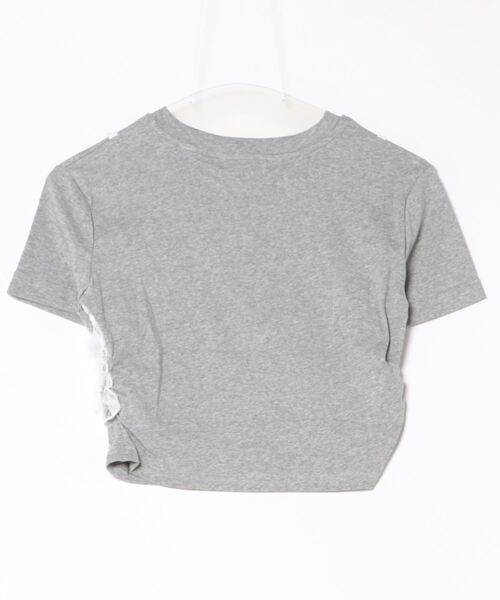 titty＆Co. PETIT（ティティアンドコープティ）の「レースビスチェTシャツ（Tシャツ/カットソー・レディース・ブラック/グレー・FREE）」の3枚目の写真