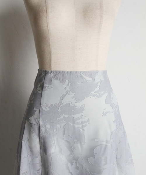 【セール】バックレースアップオパールフラワープリントフレアスカート(スカート)|tocco closet(トッコ クローゼット) 【セール】バックレースアップオパールフラワープリントフレアスカート(スカート)|tocco closet(トッコ クローゼット)