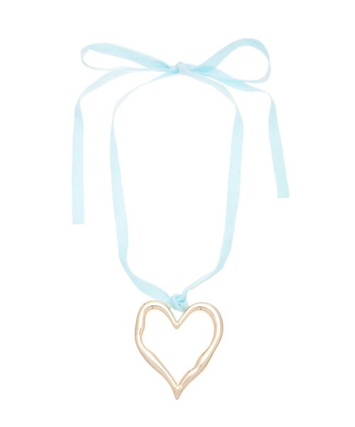 jouetie（ジュエティ）の「BIGハートモチーフベロアリボンチョーカー（チョーカー・レディース・ブルー/レッド/ブラック・FREE）」の13枚目の写真