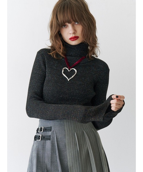 jouetie（ジュエティ）の「BIGハートモチーフベロアリボンチョーカー（チョーカー・レディース・ブルー/レッド/ブラック・FREE）」の14枚目の写真