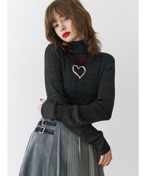 jouetie（ジュエティ）の「BIGハートモチーフベロアリボンチョーカー（チョーカー・レディース・ブルー/レッド/ブラック・FREE）」の15枚目の写真