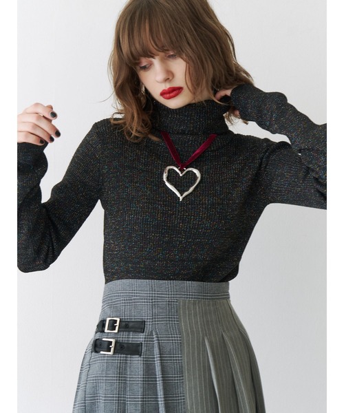 jouetie（ジュエティ）の「BIGハートモチーフベロアリボンチョーカー（チョーカー・レディース・ブルー/レッド/ブラック・FREE）」の16枚目の写真