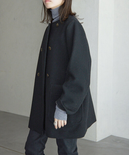 ノーカラーコート ノーカラーコート 