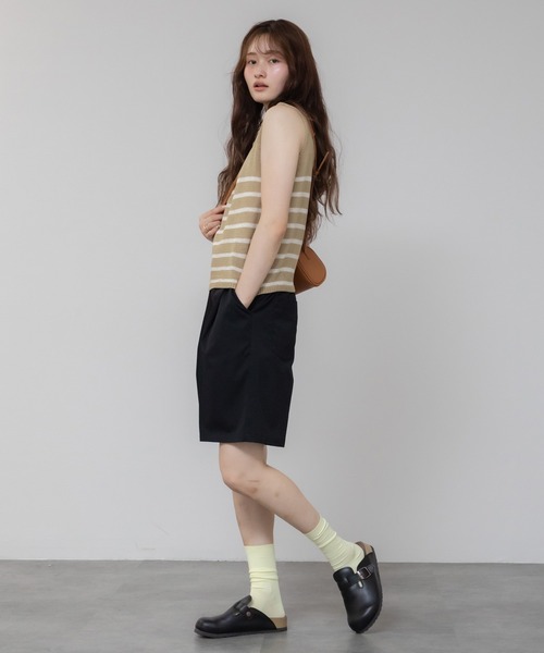 ベルトサボサンダル / 秋 クロッグシューズ スウェードタッチ レザー