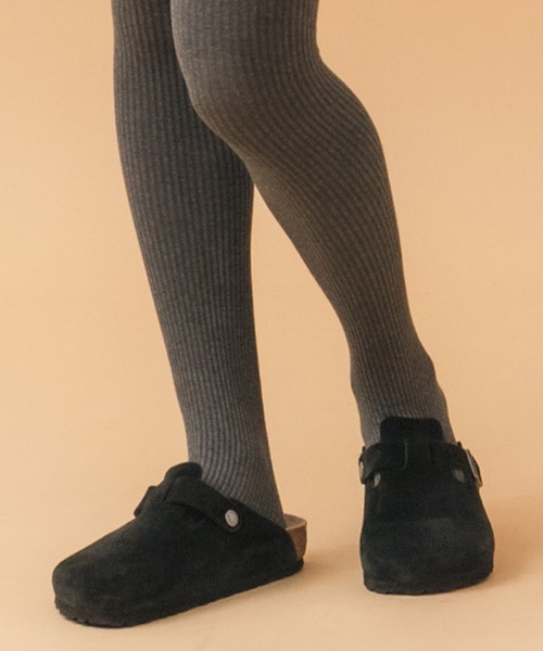 ベルトサボサンダル / 秋 クロッグシューズ スウェードタッチ レザー