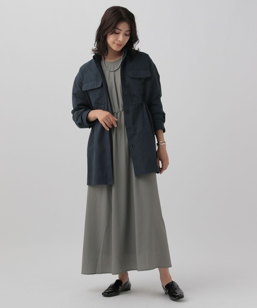 Elura（エルーラ）の「＜スタイリスト福田麻琴さんコラボ＞サファリジャケット／143173（その他アウター・レディース・カーキ/ネイビー・LARGE/MEDIUM）」の8枚目の写真