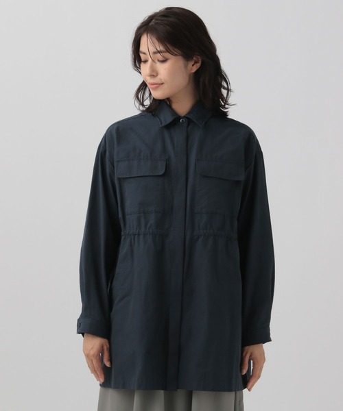 Elura（エルーラ）の「＜スタイリスト福田麻琴さんコラボ＞サファリジャケット／143173（その他アウター・レディース・カーキ/ネイビー・LARGE/MEDIUM）」の10枚目の写真