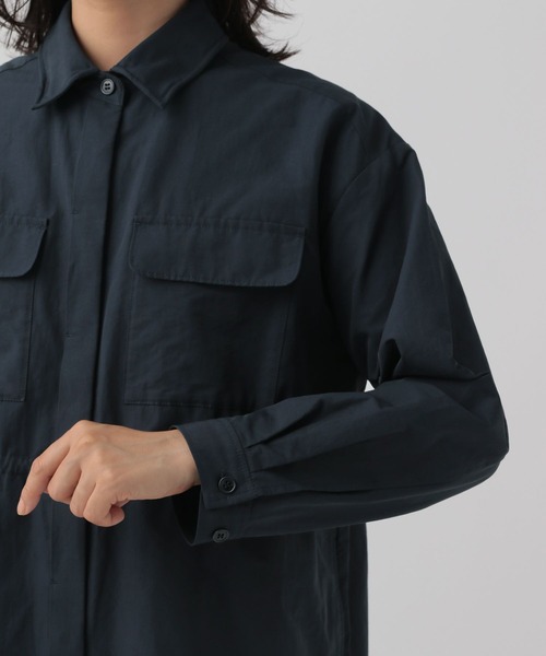 Elura（エルーラ）の「＜スタイリスト福田麻琴さんコラボ＞サファリジャケット／143173（その他アウター・レディース・カーキ/ネイビー・LARGE/MEDIUM）」の14枚目の写真