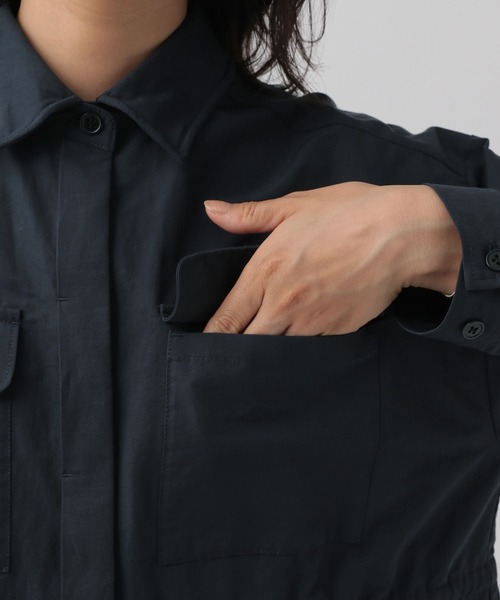 Elura（エルーラ）の「＜スタイリスト福田麻琴さんコラボ＞サファリジャケット／143173（その他アウター・レディース・カーキ/ネイビー・LARGE/MEDIUM）」の17枚目の写真