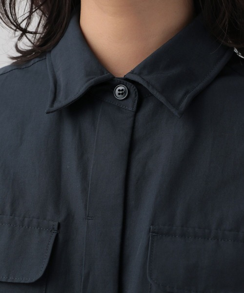 Elura（エルーラ）の「＜スタイリスト福田麻琴さんコラボ＞サファリジャケット／143173（その他アウター・レディース・カーキ/ネイビー・LARGE/MEDIUM）」の21枚目の写真