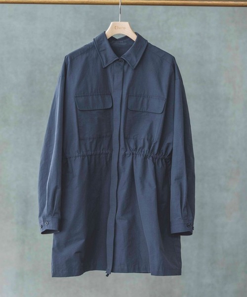 Elura（エルーラ）の「＜スタイリスト福田麻琴さんコラボ＞サファリジャケット／143173（その他アウター・レディース・カーキ/ネイビー・LARGE/MEDIUM）」の4枚目の写真