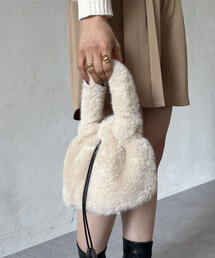 Thevon | ワンハンドル2WAYファーショルダー(ショルダーバッグ)