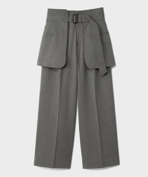 LEPSIM(レプシィム)の「【FOR I SERIES】エプロン2Pパンツ《2点セット》 148235(その他パンツ・レディース・ブラック/グレー/ブラウン・SMALL/MEDIUM)」の2枚目の写真