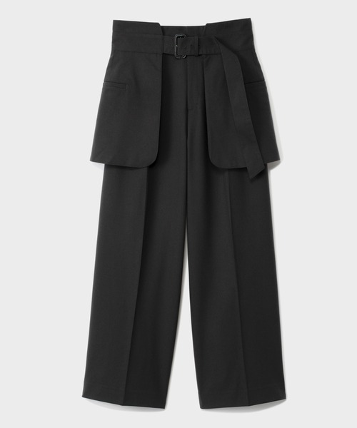 LEPSIM(レプシィム)の「【FOR I SERIES】エプロン2Pパンツ《2点セット》 148235(その他パンツ・レディース・ブラック/グレー/ブラウン・SMALL/MEDIUM)」の1枚目の写真