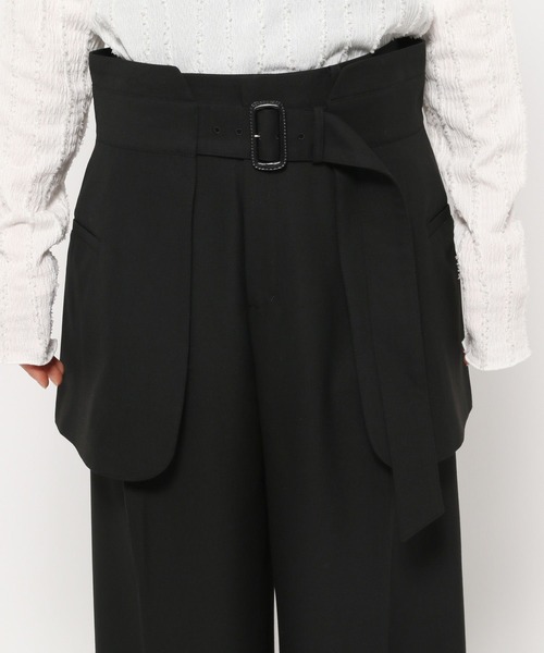 LEPSIM(レプシィム)の「【FOR I SERIES】エプロン2Pパンツ《2点セット》 148235(その他パンツ・レディース・ブラック/グレー/ブラウン・SMALL/MEDIUM)」の7枚目の写真