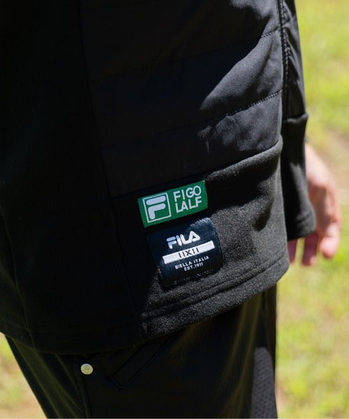 FILA GOLF(フィラゴルフ )の「【FILA GOLF/フィラゴルフ】薄中綿ハーフジップシャツ ゴルフ(シャツ/ブラウス・メンズ・ダークグレー/ブラック/オフホワイト・LARGE/X-LARGE/XX-LARGE/MEDIUM)」の22枚目の写真