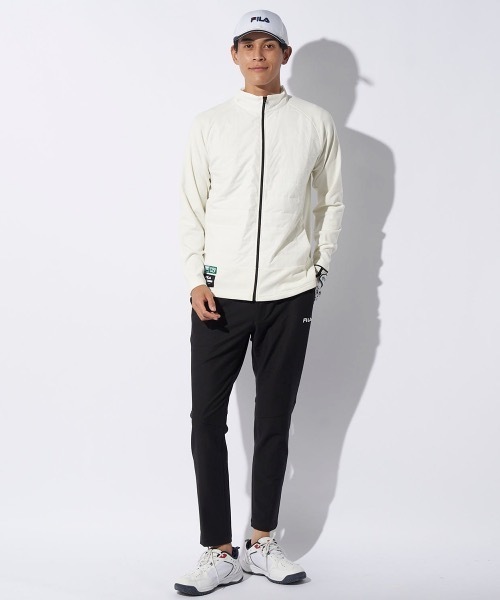 FILA GOLF(フィラゴルフ )の「【FILA GOLF/フィラゴルフ】薄中綿ハーフジップシャツ ゴルフ(シャツ/ブラウス・メンズ・ダークグレー/ブラック/オフホワイト・LARGE/X-LARGE/XX-LARGE/MEDIUM)」の7枚目の写真