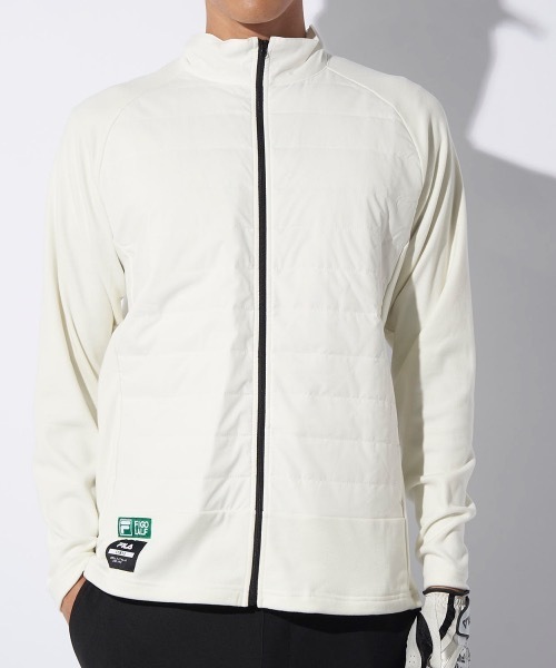 FILA GOLF(フィラゴルフ )の「【FILA GOLF/フィラゴルフ】薄中綿ハーフジップシャツ ゴルフ(シャツ/ブラウス・メンズ・ダークグレー/ブラック/オフホワイト・LARGE/X-LARGE/XX-LARGE/MEDIUM)」の9枚目の写真