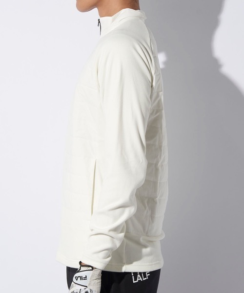FILA GOLF(フィラゴルフ )の「【FILA GOLF/フィラゴルフ】薄中綿ハーフジップシャツ ゴルフ(シャツ/ブラウス・メンズ・ダークグレー/ブラック/オフホワイト・LARGE/X-LARGE/XX-LARGE/MEDIUM)」の10枚目の写真