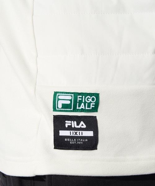 FILA GOLF(フィラゴルフ )の「【FILA GOLF/フィラゴルフ】薄中綿ハーフジップシャツ ゴルフ(シャツ/ブラウス・メンズ・ダークグレー/ブラック/オフホワイト・LARGE/X-LARGE/XX-LARGE/MEDIUM)」の14枚目の写真