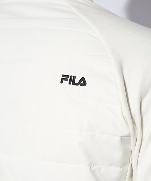 FILA GOLF(フィラゴルフ )の「【FILA GOLF/フィラゴルフ】薄中綿ハーフジップシャツ ゴルフ(シャツ/ブラウス・メンズ・ダークグレー/ブラック/オフホワイト・LARGE/X-LARGE/XX-LARGE/MEDIUM)」の16枚目の写真