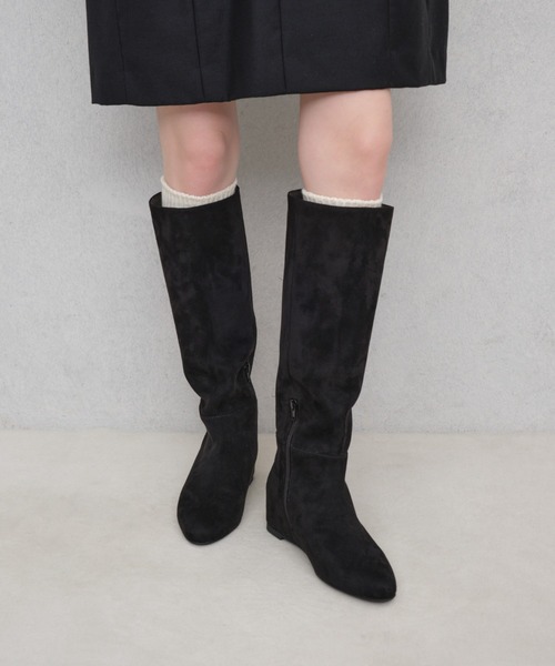 Launa lea（ラウナレア）の「【25秋冬新色】5cmインヒールロングブーツ(S149)（ブーツ・レディース・ブラック/ダークブラウン/ブラウン系その他/ブラック系その他・S/M/L/LL）」の20枚目の写真