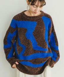 ITEMS URBANRESEARCH | モールフェザージャガードニット(ニット/セーター)