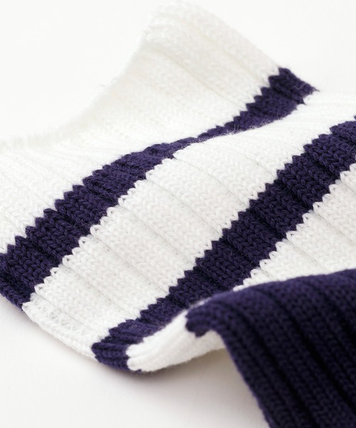 rasox（ラソックス）の「rasox（ラソックス）／　クラシックライン・リブクルー（ソックス/靴下・レディース・ネイビー/ブラック×ホワイト/ボルドー/ホワイト・MEDIUM/SMALL/LARGE）」の20枚目の写真
