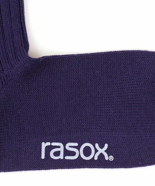 rasox（ラソックス）の「rasox（ラソックス）／　クラシックライン・リブクルー（ソックス/靴下・レディース・ネイビー/ブラック×ホワイト/ボルドー/ホワイト・MEDIUM/SMALL/LARGE）」の18枚目の写真