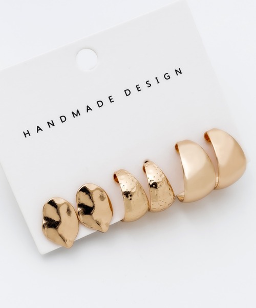 ciite'（シーテ）の「ピアス 3セット / pierce 3 set（ピアス（両耳用）・レディース・ゴールド/シルバー/ピンクゴールド・FREE）」の5枚目の写真