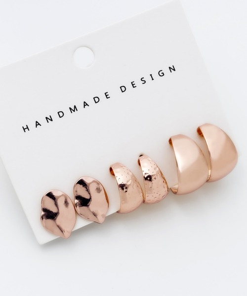 ciite'（シーテ）の「ピアス 3セット / pierce 3 set（ピアス（両耳用）・レディース・ゴールド/シルバー/ピンクゴールド・FREE）」の12枚目の写真