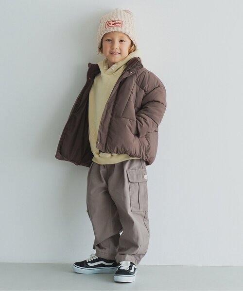 p.premier（ピードットプルミエ）の「ゆるシルエットのかぶりパーカー（パーカー・キッズ・オレンジ/アイボリー/グリーン・110/100/90/80/140/130/120）」の5枚目の写真