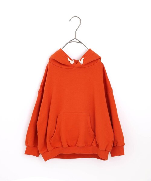 p.premier（ピードットプルミエ）の「ゆるシルエットのかぶりパーカー（パーカー・キッズ・オレンジ/アイボリー/グリーン・110/100/90/80/140/130/120）」の12枚目の写真