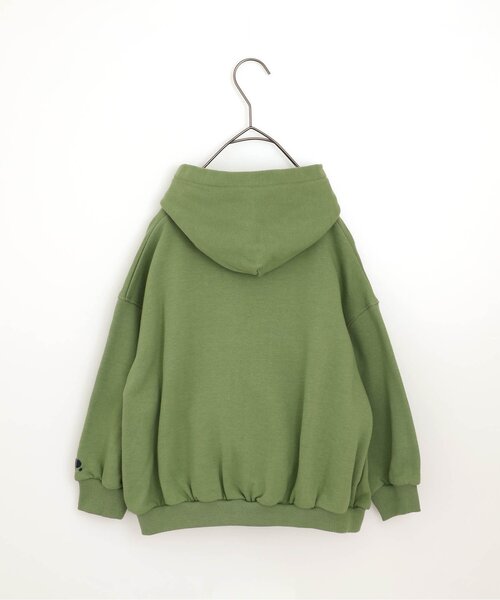 p.premier（ピードットプルミエ）の「ゆるシルエットのかぶりパーカー（パーカー・キッズ・オレンジ/アイボリー/グリーン・110/100/90/80/140/130/120）」の17枚目の写真