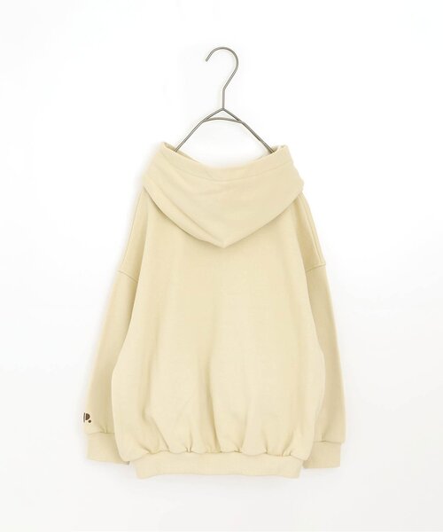 p.premier（ピードットプルミエ）の「ゆるシルエットのかぶりパーカー（パーカー・キッズ・オレンジ/アイボリー/グリーン・110/100/90/80/140/130/120）」の18枚目の写真