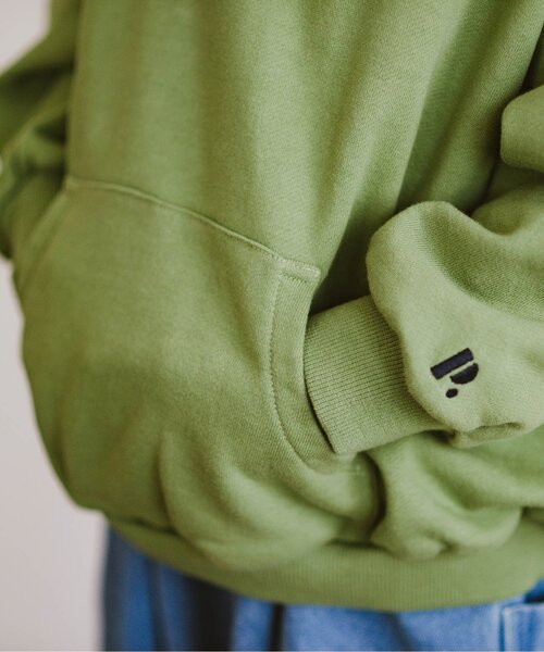 p.premier（ピードットプルミエ）の「ゆるシルエットのかぶりパーカー（パーカー・キッズ・オレンジ/アイボリー/グリーン・110/100/90/80/140/130/120）」の21枚目の写真