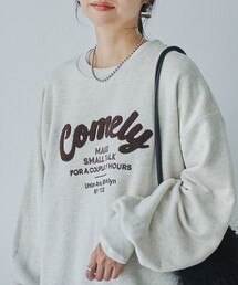 coen（コーエン）の「アソートロゴ刺繍裏毛クルーネックスウェット（スウェット）」