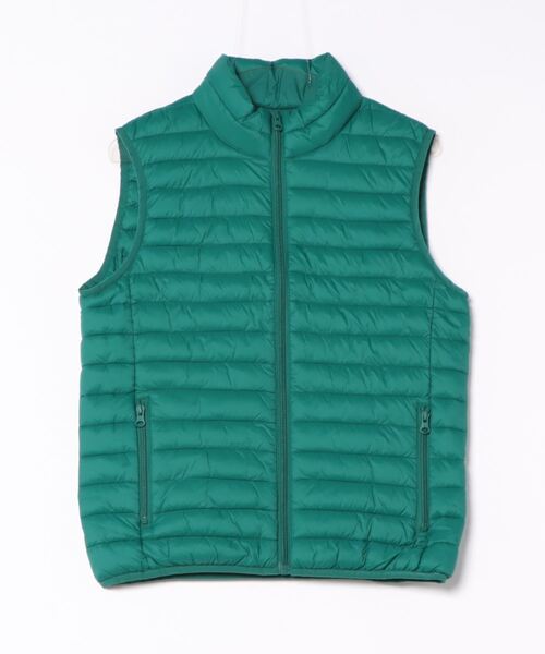 BENETTON (UNITED COLORS OF BENETTON)(ベネトンユナイテッドカラーズオブベネトン)の「【GREEN B】リサイクルナイロン無地中綿ベスト(ベスト・メンズ・グレイッシュブルー/グリーン・SMALL/MEDIUM)」の11枚目の写真