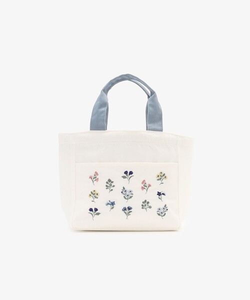 エリタージュフルール刺繍保冷ランチバッグ（キッチンツール