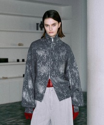 seyto | Printing wool drivers knit / プリンティングウールドライバーズニット(ニット/セーター)