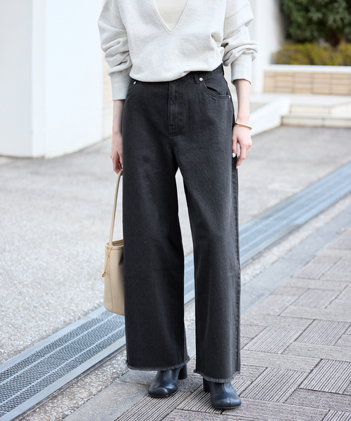 【大人気】SLOBE IENA デニム SLOBE IENA（スローブイエナ）の「11オンス ワイドデニム（デニム