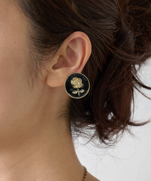 【セール】《LIVETART》フラワーコインピアス（ピアス（両耳用））｜LIVETART（リヴェタート）